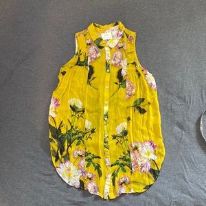 Maeve gauzy sleeveless blouse